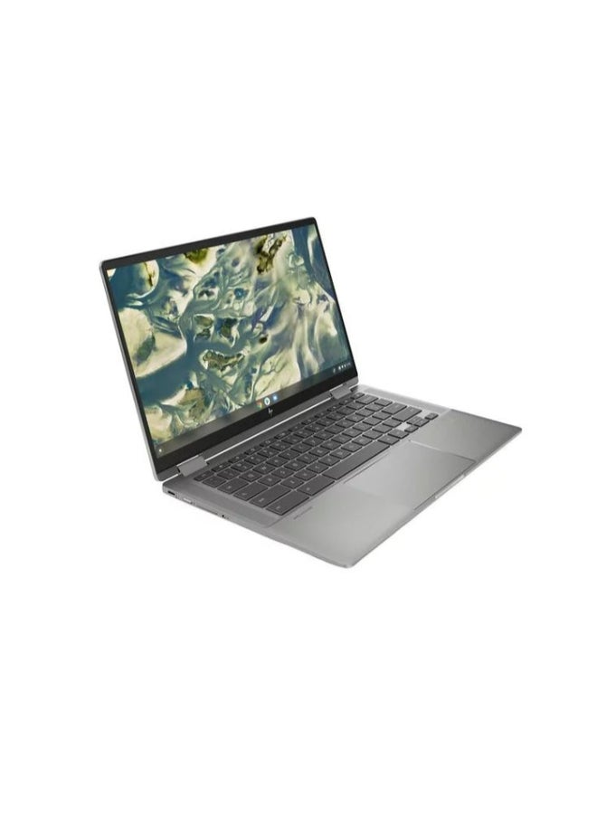 HP Renewed - 14C-CC0013DX Laptop With 14-Inch UHD Display,Intel Core i3-1115G4 Processor/Dual Core/11th Gen/8GB RAM/256GB SSD/Intel UHD 600 Graphics/Chrome OS English/Arabic Grey - Image 3