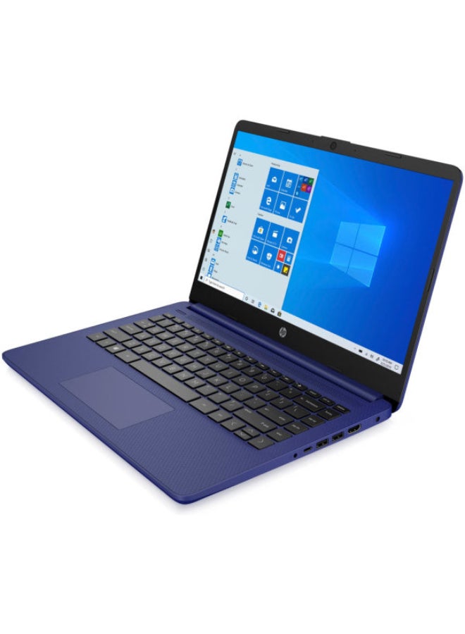HP Renewed - 14-DQ0010NR Laptop With 14-Inch UHD Display,Intel Celeron N4120 Processor/Dual Core/4GB RAM/64TB SSD/Intel UHD 600 Graphics/Windows 11 English/Arabic Blue - Image 3