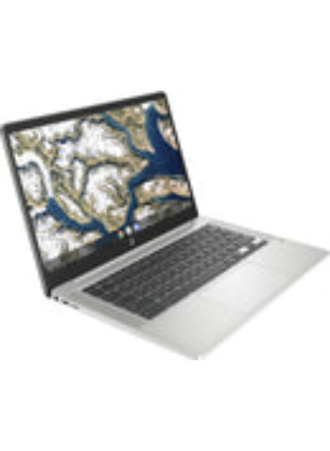 HP Renewed - 14A-NA0023CL Laptop With 14-Inch UHD Display,Intel Celeron N4000 Processor/Dual Core/4GB RAM/64GB SSD/Intel UHD 600 Graphics/Chrome OS English/Arabic Silver - Image 3