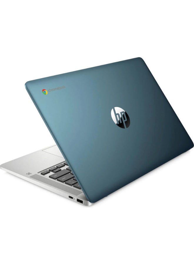 HP Renewed - 14A-NA0062TG Laptop With 14-Inch UHD Display,Intel Pentium N5030 Processor/Dual Core/4GB RAM/64GB SSD/Intel UHD 605 Graphics/Chrome OS English/Arabic Teal - Image 3