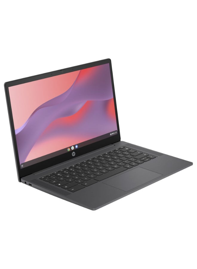 HP Renewed - 14A-NF0000NR Laptop With 14-Inch UHD Display,Intel N100 Processor/Dual Core/4GB RAM/64GB SSD/Intel UHD 600 Graphics/Chrome OS English/Arabic Grey - Image 3