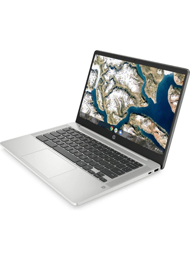 HP Renewed - 14A-NA0131Wm Laptop With 14-Inch UHD Display,Intel Pentium N5030 Processor/Dual Core/4GB RAM/64GB SSD/Intel UHD 600 Graphics/Chrome OS English/Arabic Grey - Image 3