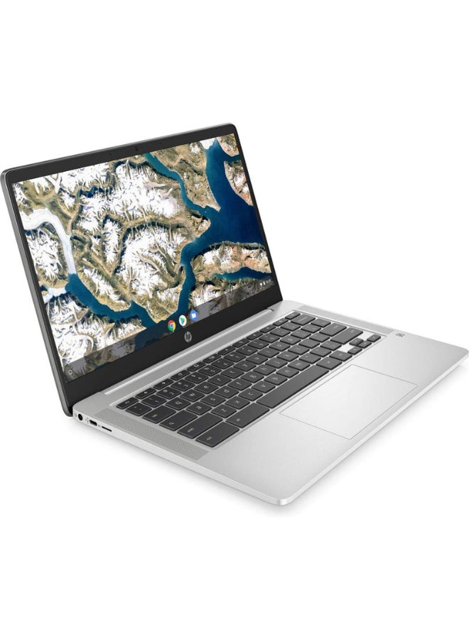 HP Renewed - 14A-NA0131Wm Laptop With 14-Inch UHD Display,Intel Pentium N5030 Processor/Dual Core/4GB RAM/64GB SSD/Intel UHD 600 Graphics/Chrome OS English/Arabic Grey - Image 2