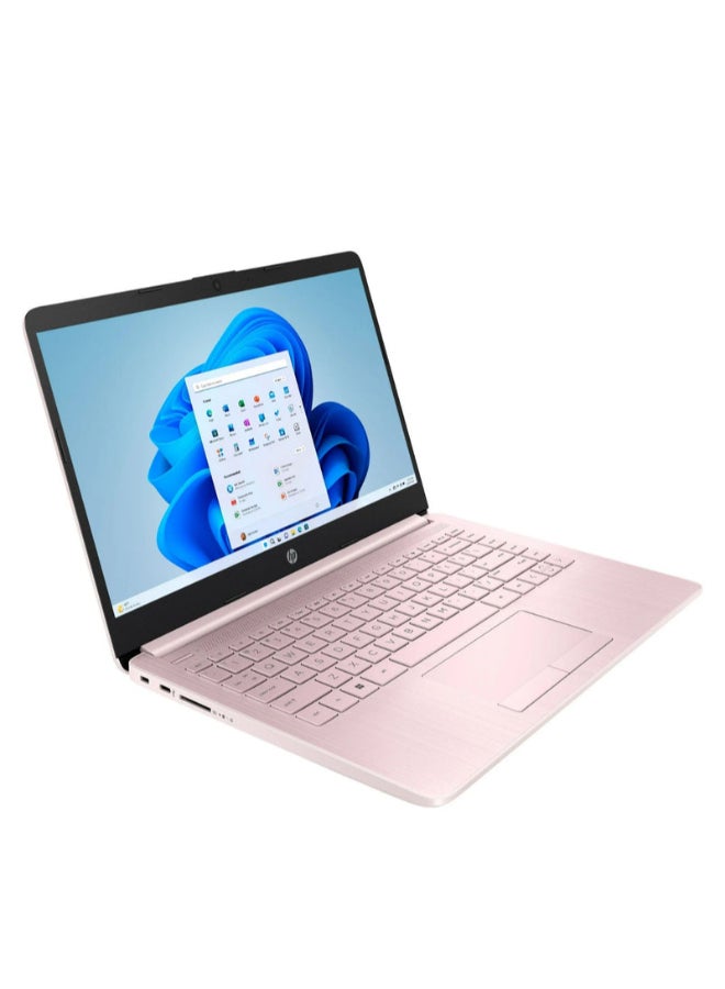 HP Renewed - 14-CF2112WM Laptop With 14-Inch UHD Display,Intel Celeron N4120 Processor/Dual Core/4GB RAM/64GB SSD/Intel UHD 600 Graphics/Windows 11 English/Arabic Pink - Image 3