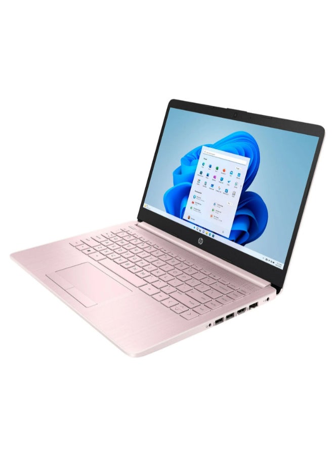 HP Renewed - 14-CF2112WM Laptop With 14-Inch UHD Display,Intel Celeron N4120 Processor/Dual Core/4GB RAM/64GB SSD/Intel UHD 600 Graphics/Windows 11 English/Arabic Pink - Image 2