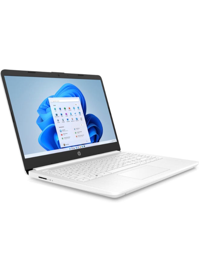 HP Renewed - 14-DQ0052DX Laptop With 14-Inch UHD Display,Intel Celeron N4120 Processor/Dual Core/4GB RAM/64GB SSD/Intel UHD 600 Graphics/Windows 11 English/Arabic White - Image 3