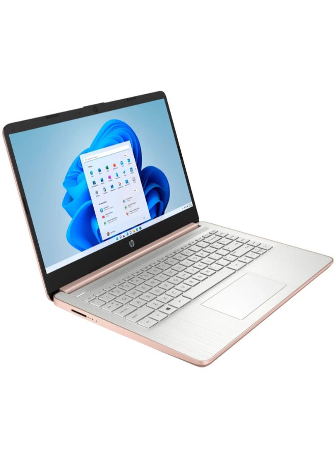 HP Renewed - 14-DQ0012DX Laptop With 14-Inch UHD Display,Intel Celeron N4020 Processor/Dual Core/4GB RAM/64GB SSD/Intel UHD 600 Graphics/Windows 11 English/Arabic Pink - Image 2