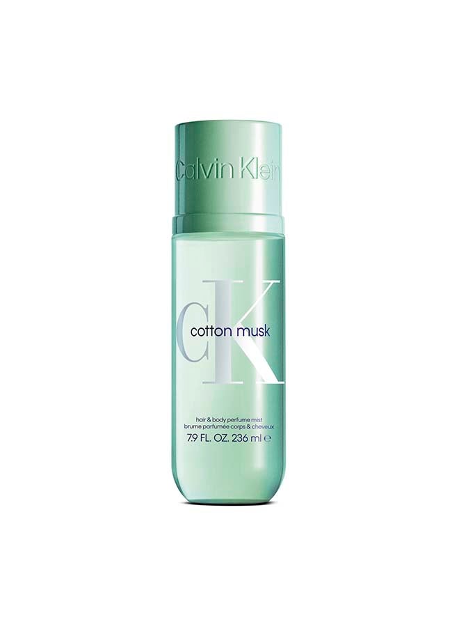 CALVIN KLEIN Cotton Musk Unisex Hair And Body Perfume Mist 236ml - Image 1
