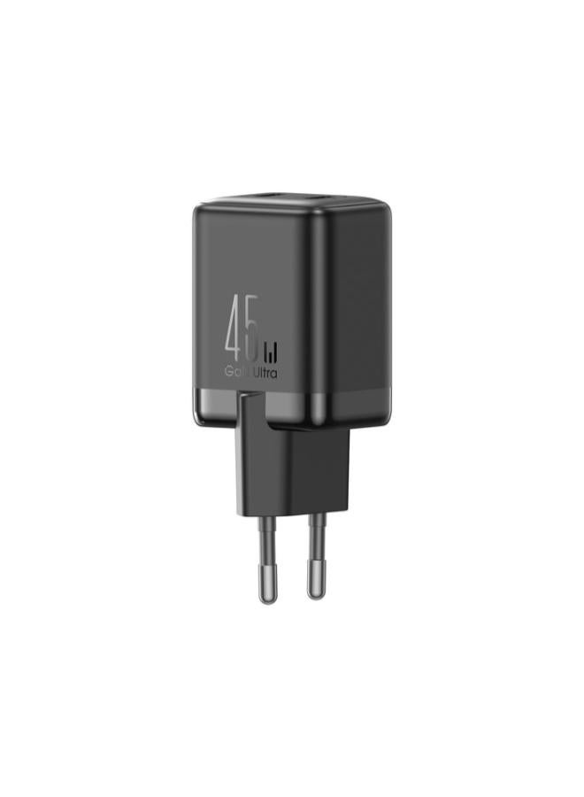 JOYROOM EU 45W Dual‑Port GaN Fast Charger  - black - Image 1