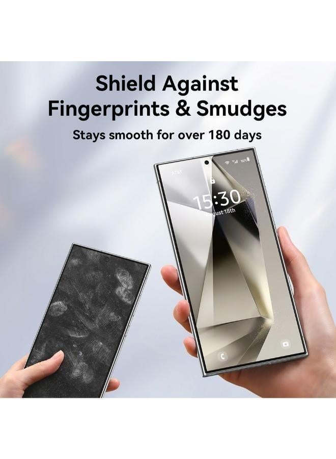 جوي روم 2.5D Full‑Screen Tempered Glass Protector For Samsung Galaxy S24 Plus/ 25 Plus clear - Image 4