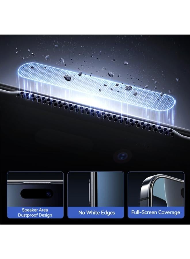 JOYROOM JR-MQS0563 Tempered Glass Screen Protector (2.5D Full Screen with Black Edge) for iPhone 16 clear - Image 5