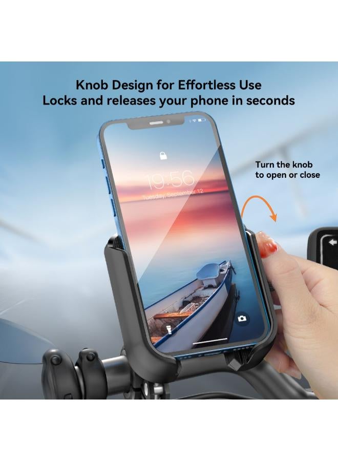 JOYROOM Crystal-Arm Bike Phone Mount black - Image 3