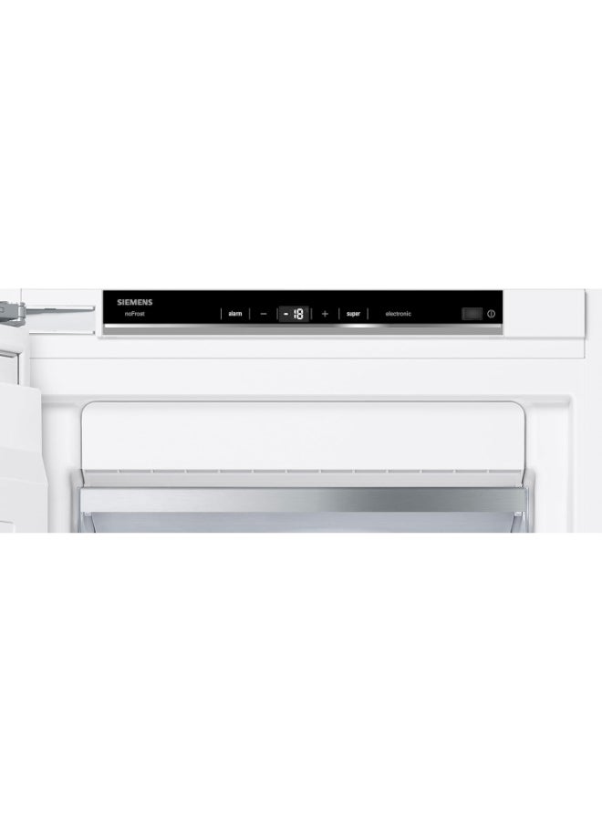 سيمنز فريزر سيمنز العمودي iQ500، فريزر مدمج مع خاصية التجميد السريع، سعة إجمالية 235 لتر / سعة صافية 212 لتر، صنع في ألمانيا، GI81NAEE0M 220 واط GI81NAEE0M أبيض - ضمان 3 سنوات - Image 3