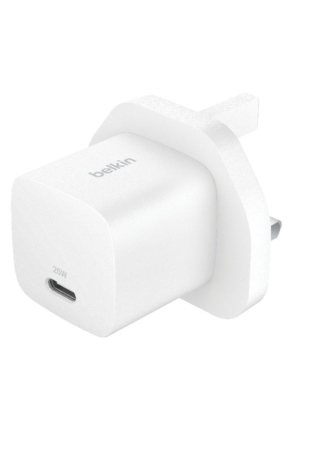 بيلكين موصل USB-C 25 واط - شاحن هاتف USB-C PD 3.0 للشحن السريع مع PPS لأبل آيفون 17، آيفون إير، آيفون 16، سامسونج جالاكسي S25، بيكسل 10، نينتندو سويتش، والمزيد -  - Image 4