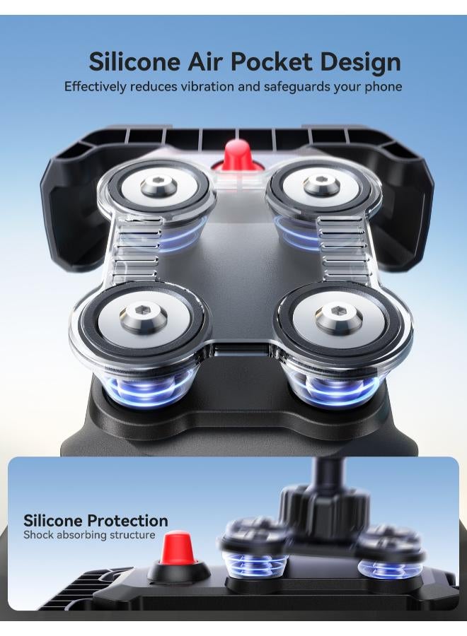 JOYROOM Shock‑Absorbing Bicycle Phone Mount black - Image 4