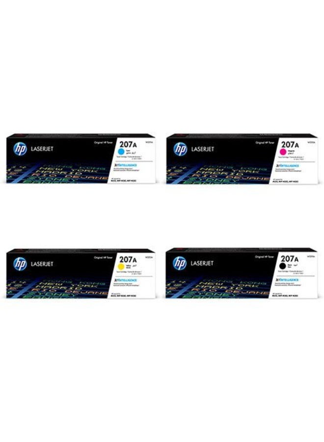HP 207A Original Toner Cartridge Set Of 4 Black, Cyan, Magenta, Yellow - Image 2