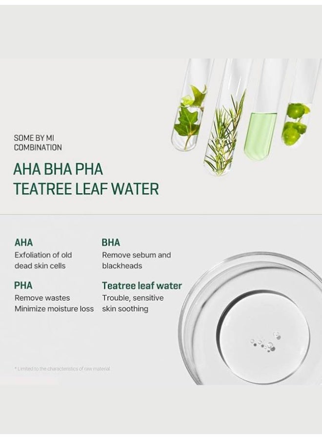 SOME BY MI AHA BHA PHA 30 Days Starter Kit – Exfoliating Toner, Pore-Clearing Serum, Soothing Cream & Cleansing Bar | Anti-Acne Travel Set for Oily & Combination Skin | Gentle Daily Peel, Smoother Texture, Tighter-Looking Pores (Toner 1.01oz, Serum 0.33oz, Cream 0.7oz, Bar 1.05oz) - Image 4
