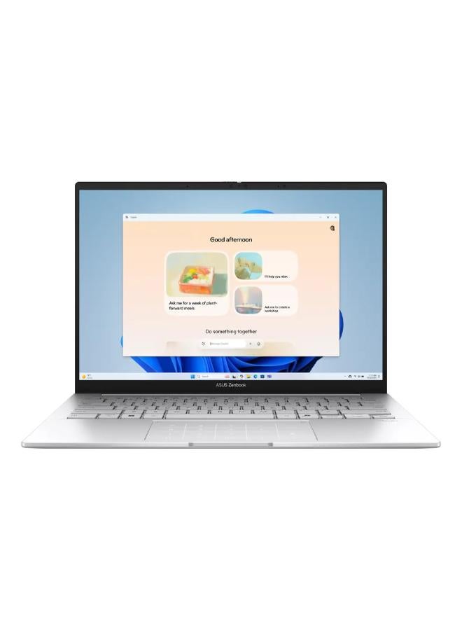 أسوس S3407CA-LY007W Vivobook S Laptop with 14 inch WUXGA / Core Ultra 7 255H / 16 GB RAM / 1 Tera SSD / Intel® Graphics /  Win11 English Cool Silver - Image 1