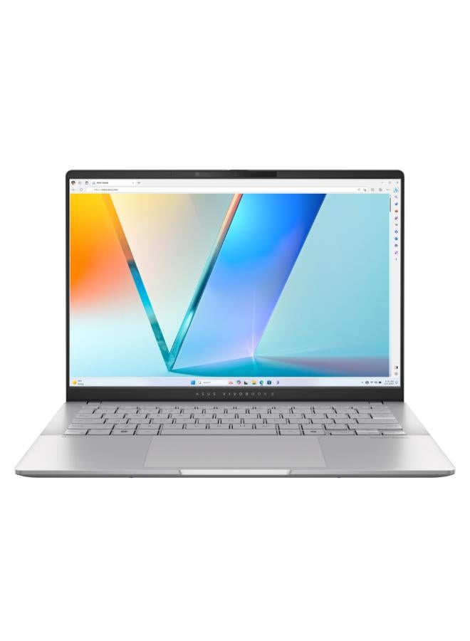 أسوس كمبيوتر محمول فيفوبوك إس إم 5406 إيه دبليو-كيو دي 055 واط مع 14 بوصة أوليد / آر 9-8945 إتش إس / 16 جيجابايت رام / 512 جيجابايت إس دي / أيه إم دي راديون-جرافيكس / إنجليزي / وين 11 / كول سيلفر اللغة الإنجليزية - Image 1