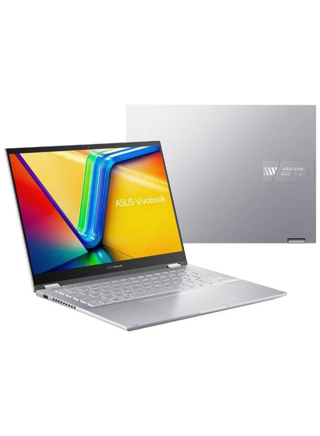 أسوس (Upgraded Version) TP3402VA-LZ065W Vivobook Flip Laptop with 14 inch WUXGA / i5-13420H / 16 GB RAM / 512 GB SSD / Intel® UHD Graphics / Win11  Cool English Cool Silver - Image 2
