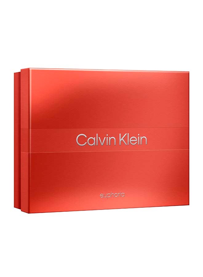 CALVIN KLEIN Euphoria Eau De Parfum For Women And Body Lotion Duo Gift Set 100 + 100ml - Image 3