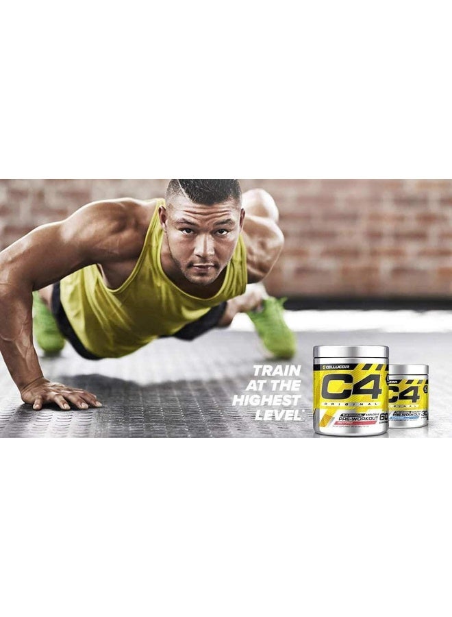 سيلوكور مسحوق الطاقة C4 الأصلي قبل التمرين للرجال والنساء - مع الكرياتين، الكافيين، معزز أكسيد النيتريك، السيترولين وبيتا ألانين - ليمونادة وردية - 30 حصة (قد يختلف التعبئة) - Image 4