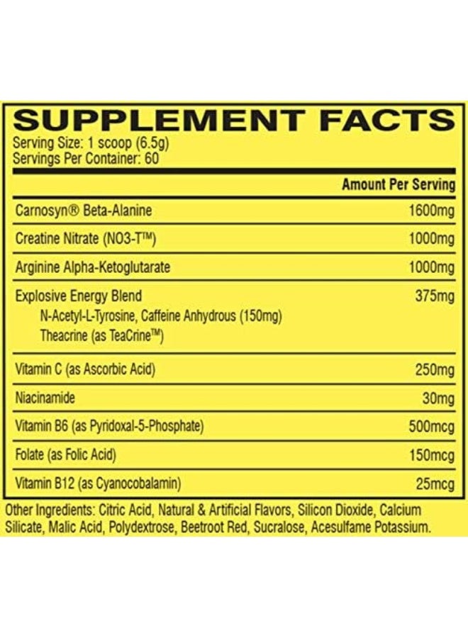 سيلوكور مسحوق طاقة قبل التمرين الأصلي للرجال والنساء مع الكرياتين والكافيين ومعزز أكسيد النيتريك والستراتين والبيتا ألانين بنكهة الليمون الوردي - 50 حصة - قد يختلف التعبئة والتغليف - Image 2