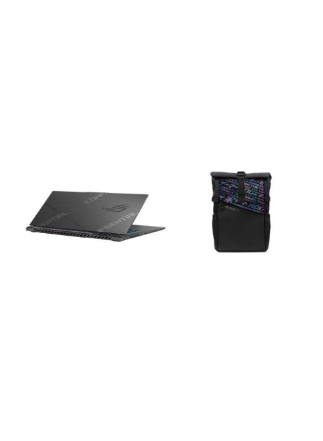 G614FM-RV169W ROG Strix G16 Laptop with 16 inch FHD / AMD Ryzen™ 9 9955HX / 16 GB RAM / 1 Tera SSD / NVIDIA® GeForce RTX™ 5060 Laptop GPU / English/ Win11/Eclipse Gray with ROG backpack English Eclipse Gray