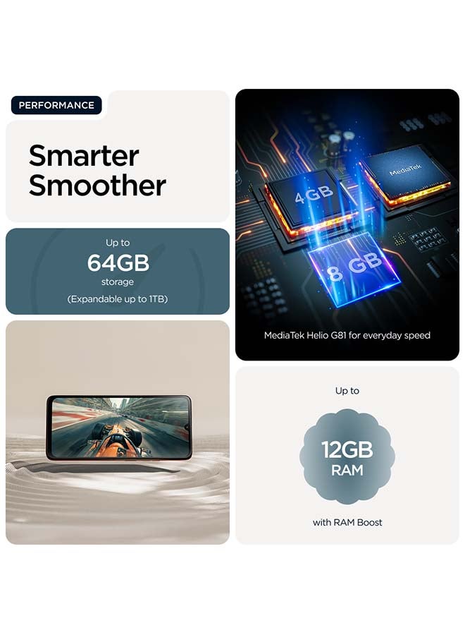 Motorola G06 Dual SIM Pantone Tapestry 4GB RAM 128GB 4G - Middle East Version - Image 3