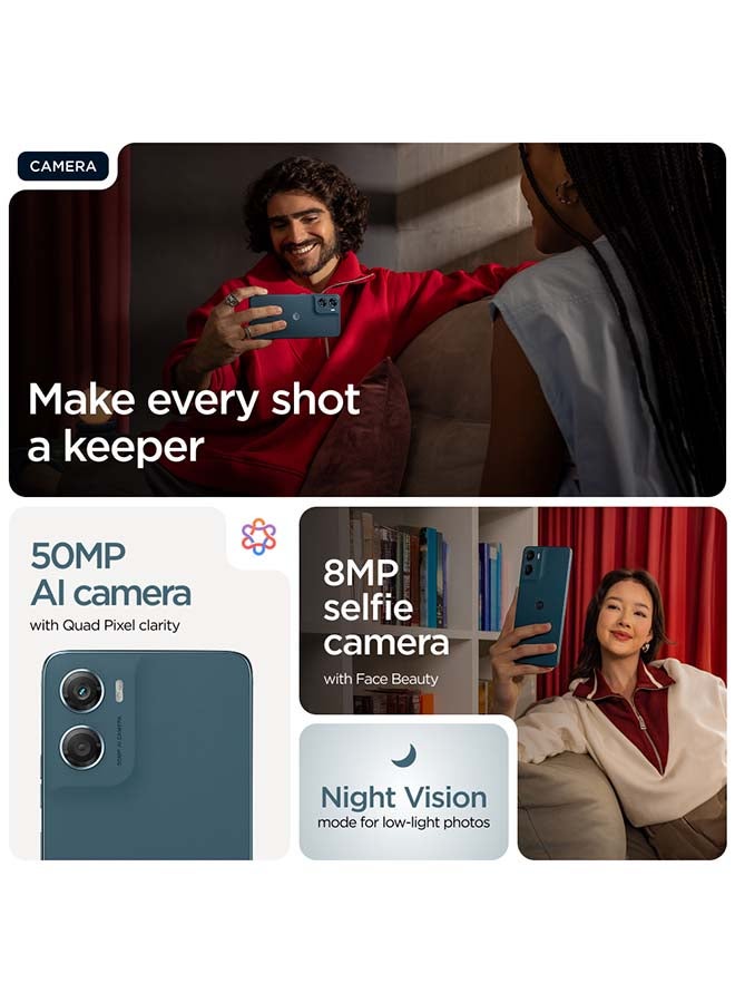 Motorola G06 Dual SIM Pantone Tapestry 4GB RAM 128GB 4G - Middle East Version - Image 2