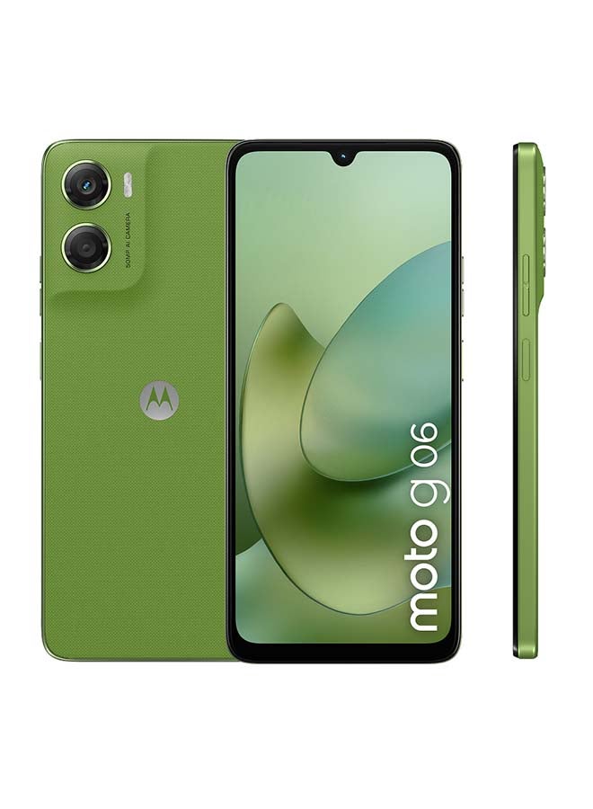 Motorola G06 Dual SIM Pantone Tendril 4GB RAM 128GB 4G - Middle East Version - Image 1