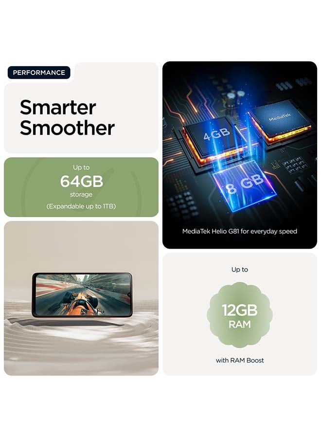 Motorola G06 Dual SIM Pantone Tendril 4GB RAM 128GB 4G - Middle East Version - Image 3