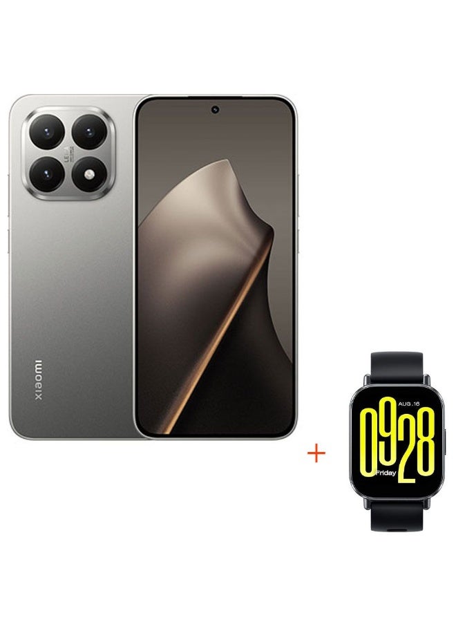 Xiaomi Redmi 15T Dual SIM Grey 12GB RAM 256GB- 5G Middle East Version with Free Gift (Redmi Watch 5 Active) - Image 1