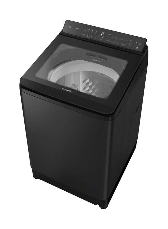 باناسونيك غسالة تحميل علوي سعة 13 كجم مع غسيل العباءة، غسيل الثوب، AI ECONAVI، بازوكا الماء، ضاغط عاكس، ستين ماستر، نظام الرغوة النشطة، فضي، NA-FD13X3BRN - Image 1