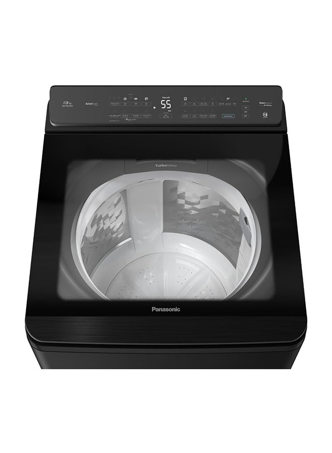 باناسونيك غسالة تحميل علوي سعة 13 كجم مع غسيل العباءة، غسيل الثوب، AI ECONAVI، بازوكا الماء، ضاغط عاكس، ستين ماستر، نظام الرغوة النشطة، فضي، NA-FD13X3BRN - Image 2