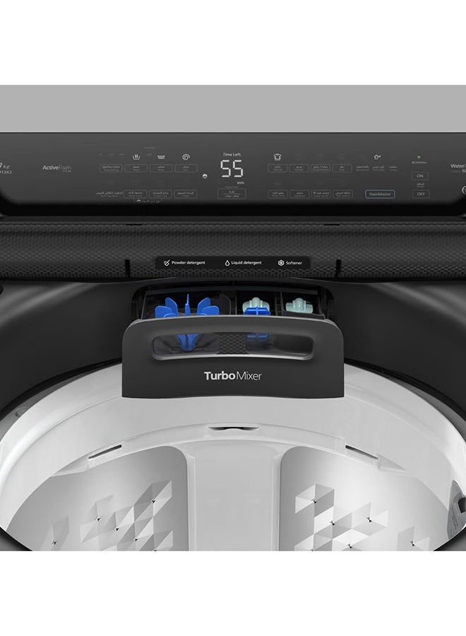 باناسونيك غسالة تحميل علوي سعة 13 كجم مع غسيل العباءة، غسيل الثوب، AI ECONAVI، بازوكا الماء، ضاغط عاكس، ستين ماستر، نظام الرغوة النشطة، فضي، NA-FD13X3BRN - Image 3