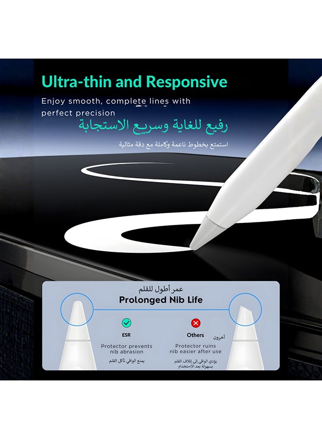 ESR for iPad Pro 13 Inch 2024 M4 Paper-Feel Magnetic Screen Protector, Write and Draw Like on Paper, Detachable and Reusable, Compatible with Tempered Film, Matte Finish , Clear Clear - Image 3