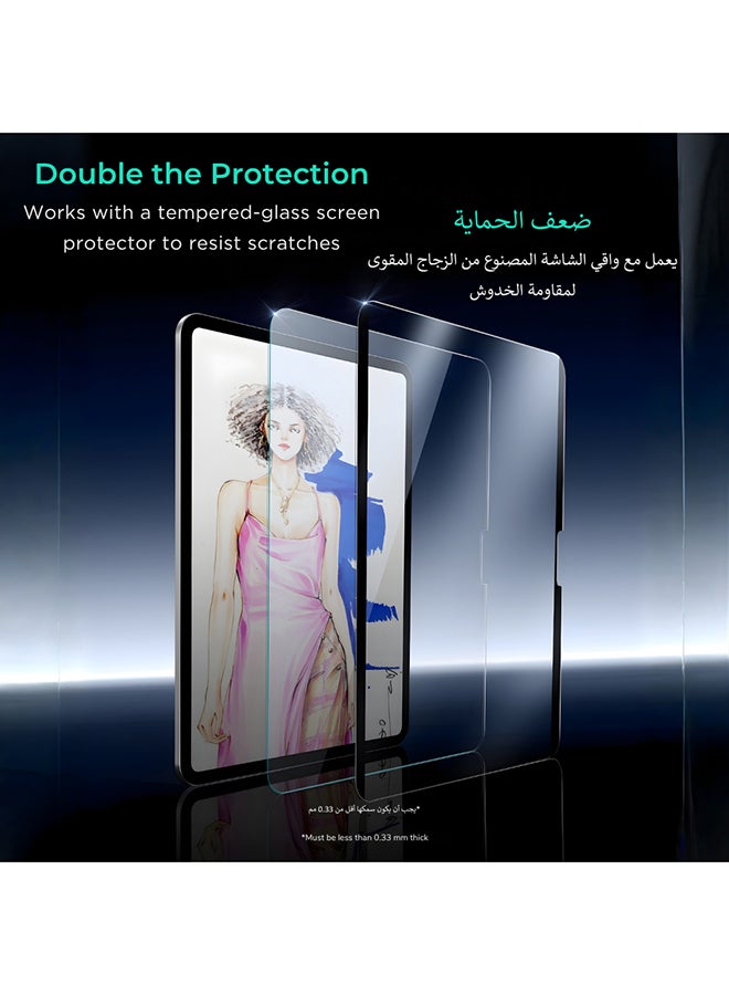 ESR for iPad Pro 13 Inch 2024 M4 Paper-Feel Magnetic Screen Protector, Write and Draw Like on Paper, Detachable and Reusable, Compatible with Tempered Film, Matte Finish , Clear Clear - Image 2