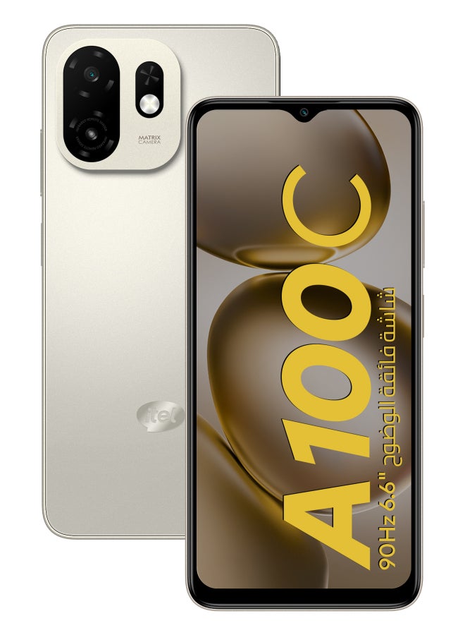 ITEL A100c titanium Gold 2+4GB RAM 64 GB 4G - Middle East Version - Image 1