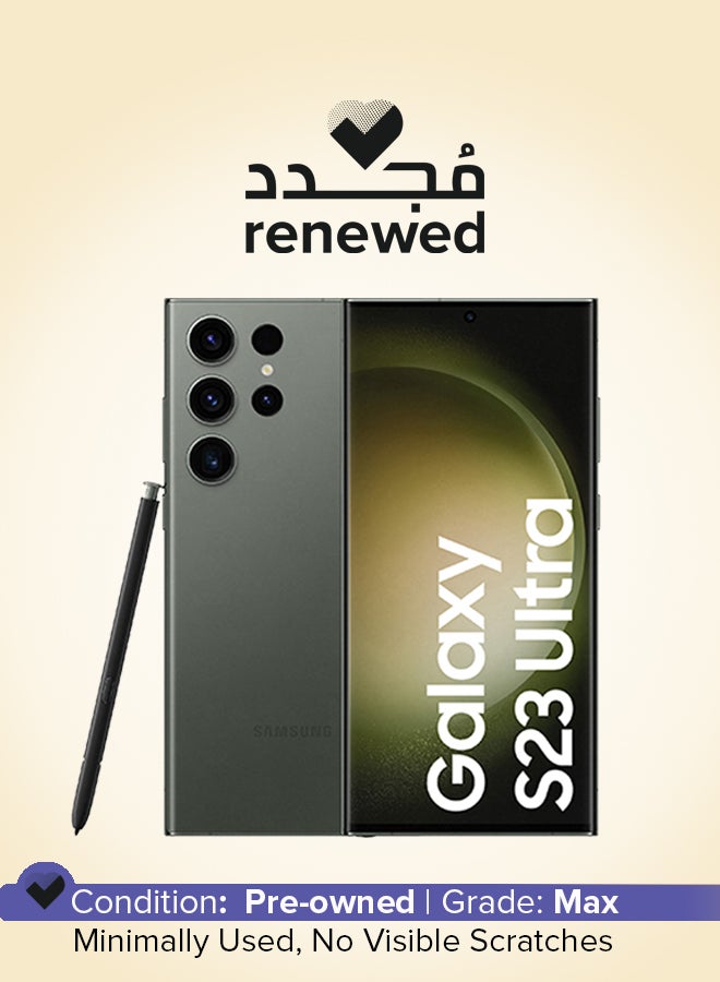 Samsung Renewed - Galaxy S23 Ultra 5G Dual SIM Green 8GB RAM 256GB - International Version - Image 1