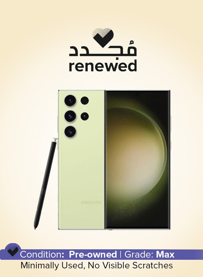 Samsung Renewed - Galaxy S23 Ultra 5G Dual Sim Lime 8GB RAM 256GB - International Version - Image 1