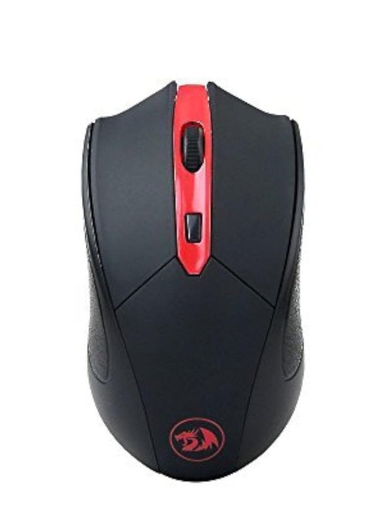 REDRAGON Wireless Mouse 2.4Ghz M620 , USB connector, 2400DPI , 4 Comfortable buttons , Durable smooth TEFLON feet pads , Smart power saving mode any button to resume from intelligent sleep - Image 4