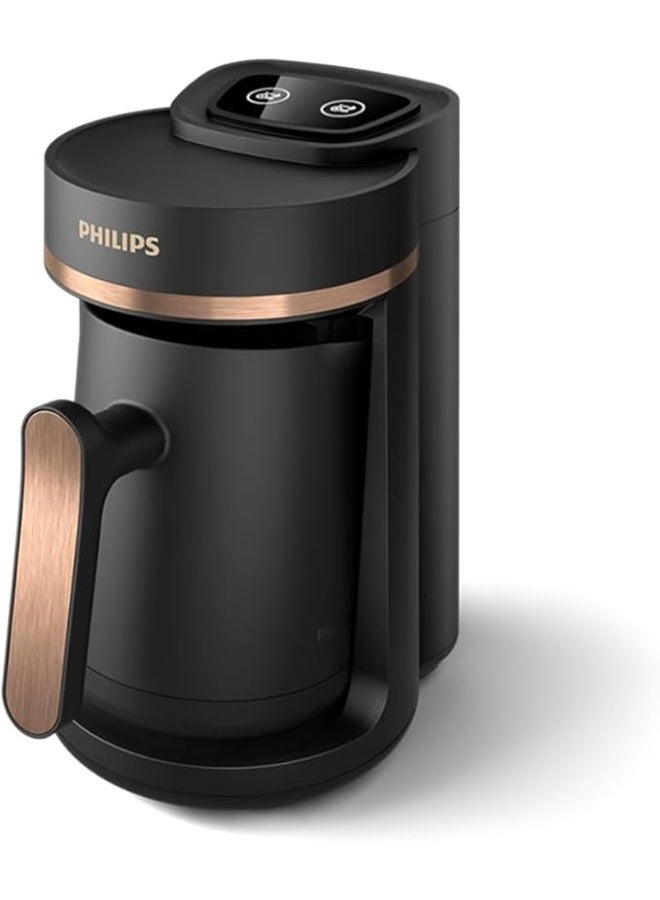 فيليبس Turkish Coffee Machine - Traditional Flavor with Ember Cooking Function. 4-Cup Capacity. Overheating + Anti-Overflow Sensors. Touch Control Panel, 280 ml 735 W HDA150/60 Black - Image 1