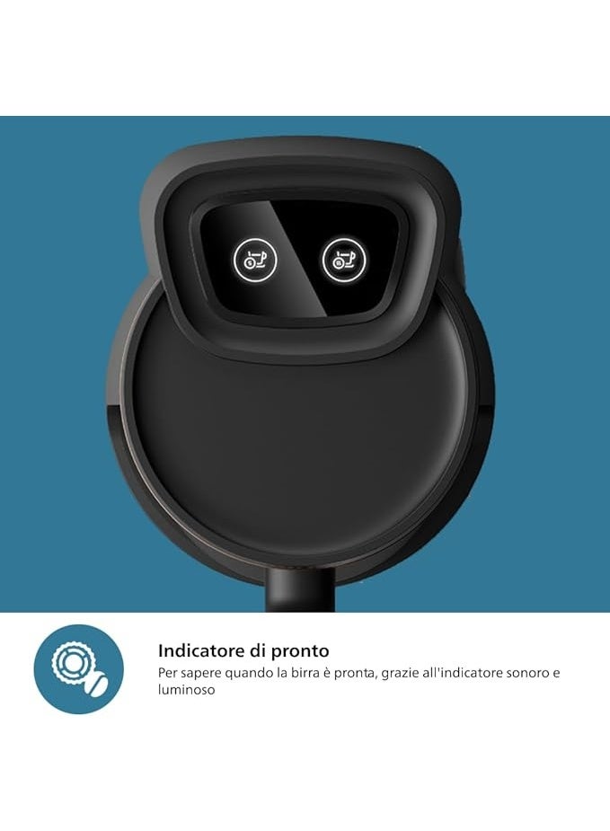 فيليبس Turkish Coffee Machine - Traditional Flavor with Ember Cooking Function. 4-Cup Capacity. Overheating + Anti-Overflow Sensors. Touch Control Panel, 280 ml 735 W HDA150/60 Black - Image 3