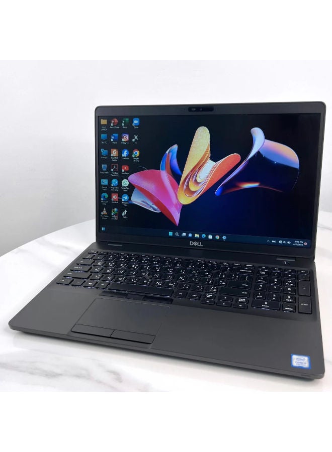 DELL Dell Latitude 5500 Laptop, Intel Core i5-8365U, 256GB SSD, 8GB RAM, Intel UHD Graphics, 15.6 Inch FHD Display, Windows 10 Pro - Black (Renewed), Grade A, 6 Months Warranty Black - Image 2