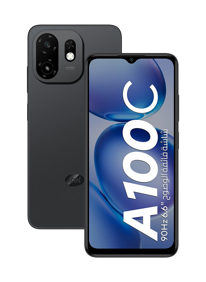 ITEL A100c Pure Black 3+5GB RAM 128 GB 4G - Middle East Version - Image 1