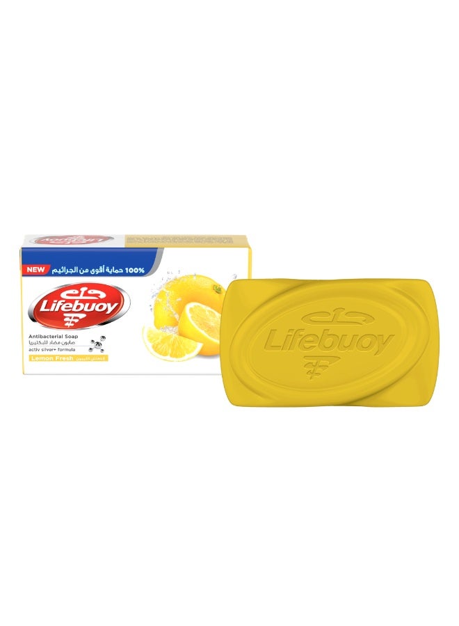 لايفبوي LIFEBUOY Antibacterial Soap LEMON FRESH White 115grams - Image 3