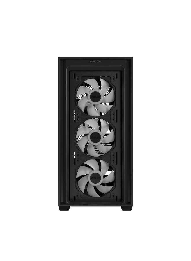 GIGABYTE A21 PLUS mATX PC Case, Tempered Glass Panel, 380mm GPU Support, 4 x 120 mm ARGB Fans, USB 3.2 Gen 1, Ample Cable Management, Black, 1 Year Warranty | 90DC00H0-B19010 - Image 3