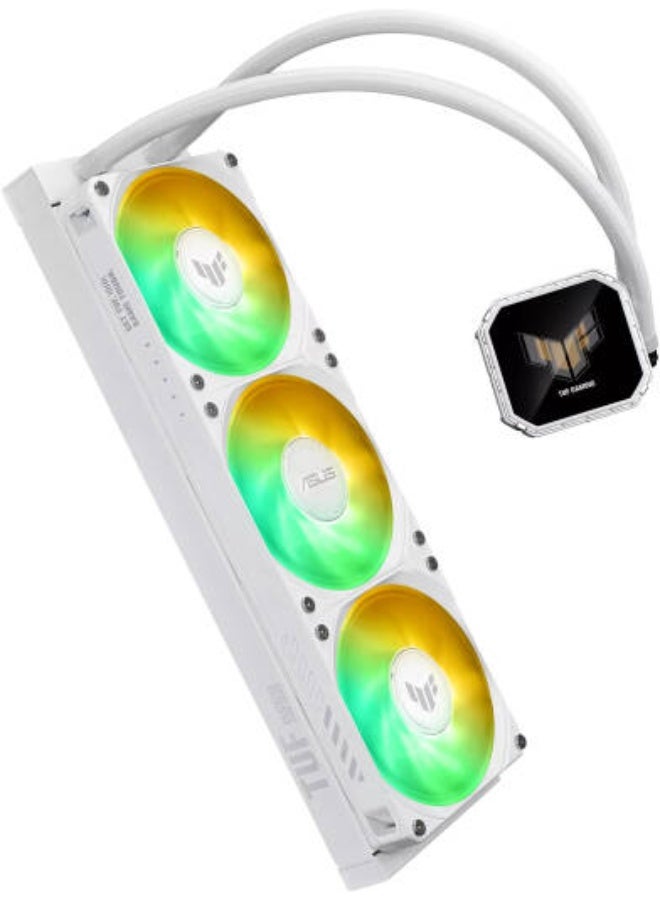 ASUS Gaming LC III 360 ARGB Liquid CPU Cooler, 2.8" Full Color IPS LCD Display, 360mm Radiator Size, 3x MF-12 aRGB Fans, 2600 RPM Fan Speed, 90.78 CFM Airflow, White | 90RC01A2-B0EAY0 360meter white - Image 5