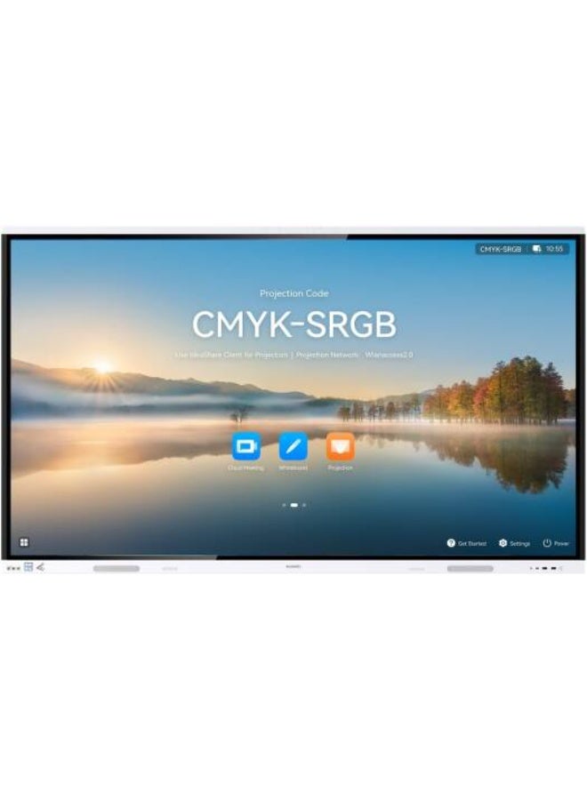 هواوي IdeaHub Board 3 Pro Interactive Display, 65-Inch 4K UHD Touch Display, D-LED Backlight, 16ms Writing Latency, 1.5mm Touch Sensing, Supported Intelligent Writing Recognition | IHB2-65PB Black - Image 1